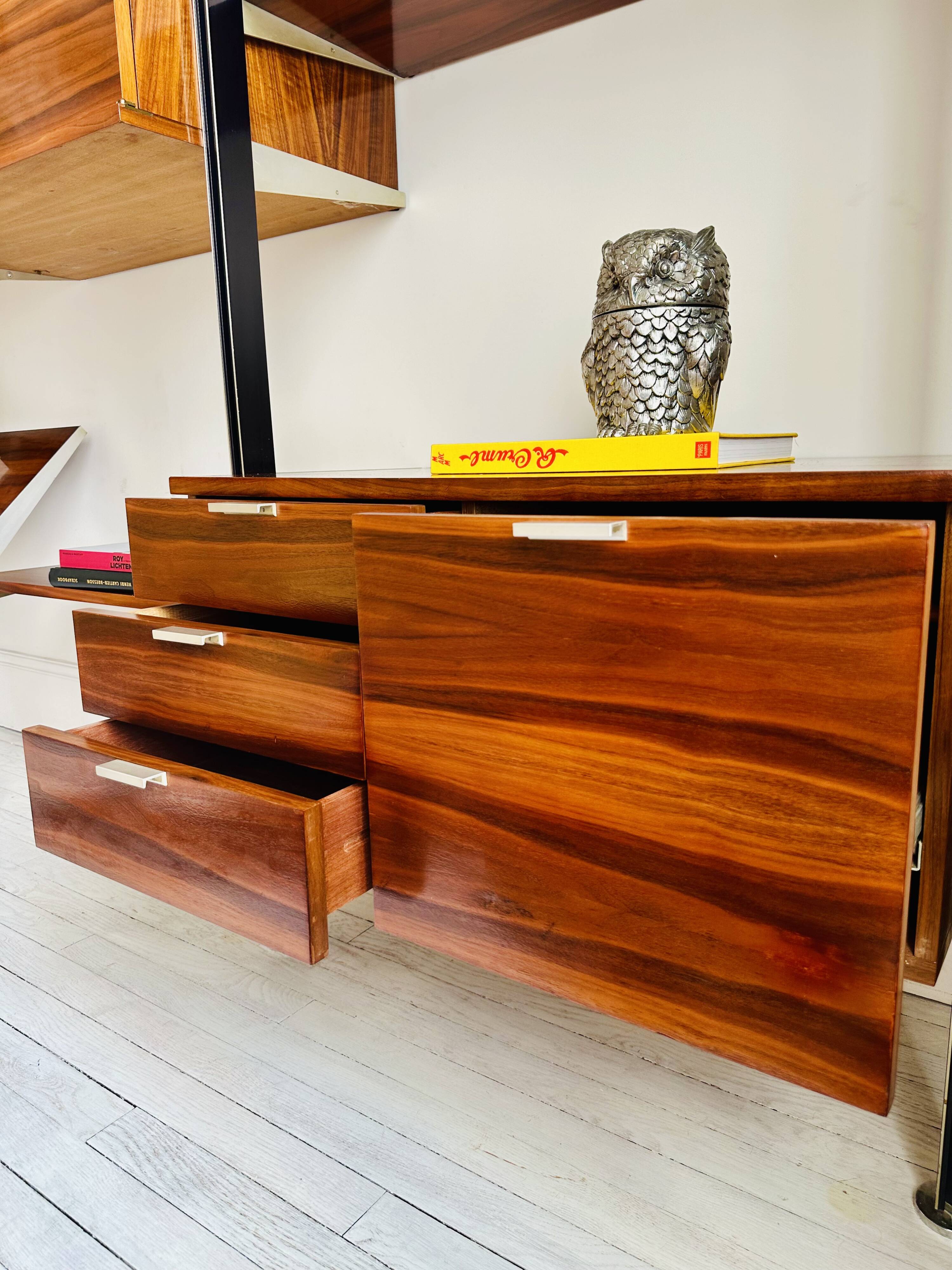 Modular CSS bookshelf by George Nelson for Herman Miller