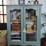 Vintage library display case