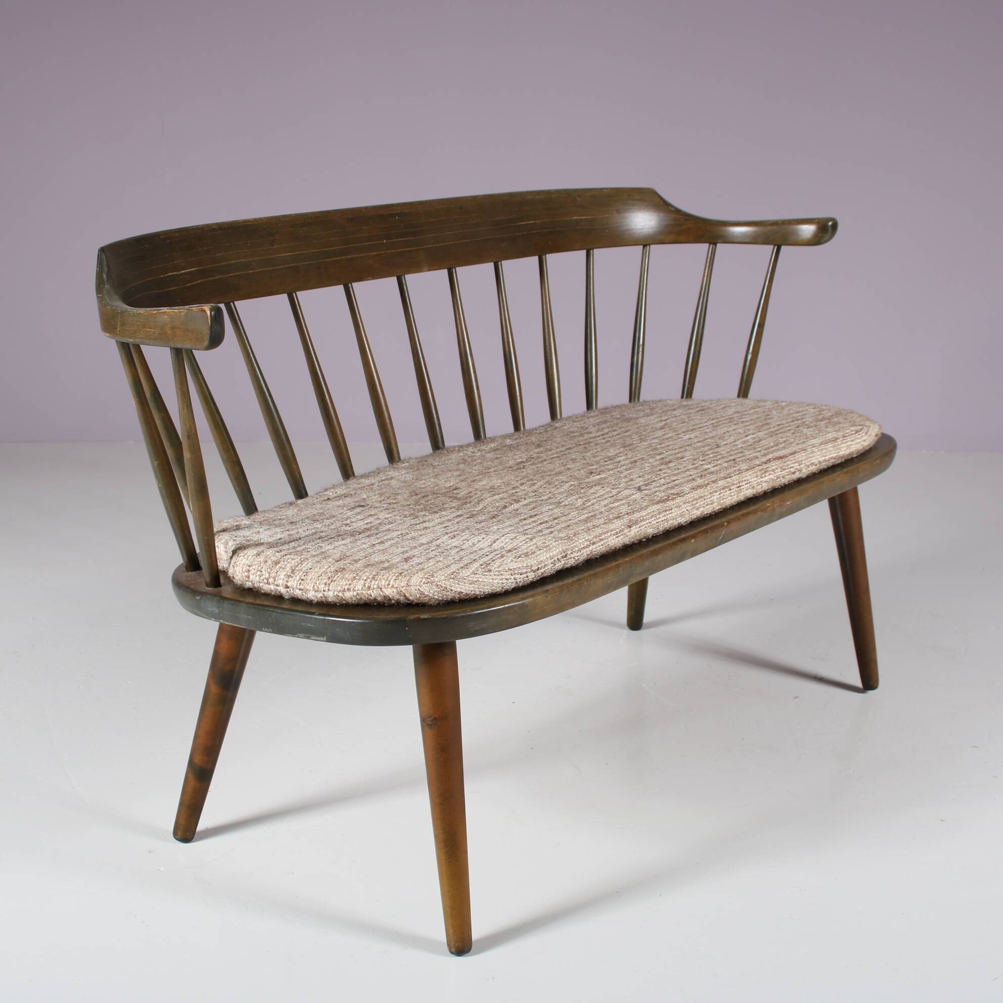 1950s Yngve Ekstrom Bench for Småland, Sweden