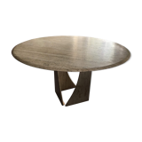 Ligne Roset travertine table, 1990s