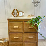 Vintage blown glass and metal lantern suspension