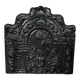 Ancienne plaque de cheminée en fonte