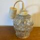 Antique pendant light molded glass 70s vintage