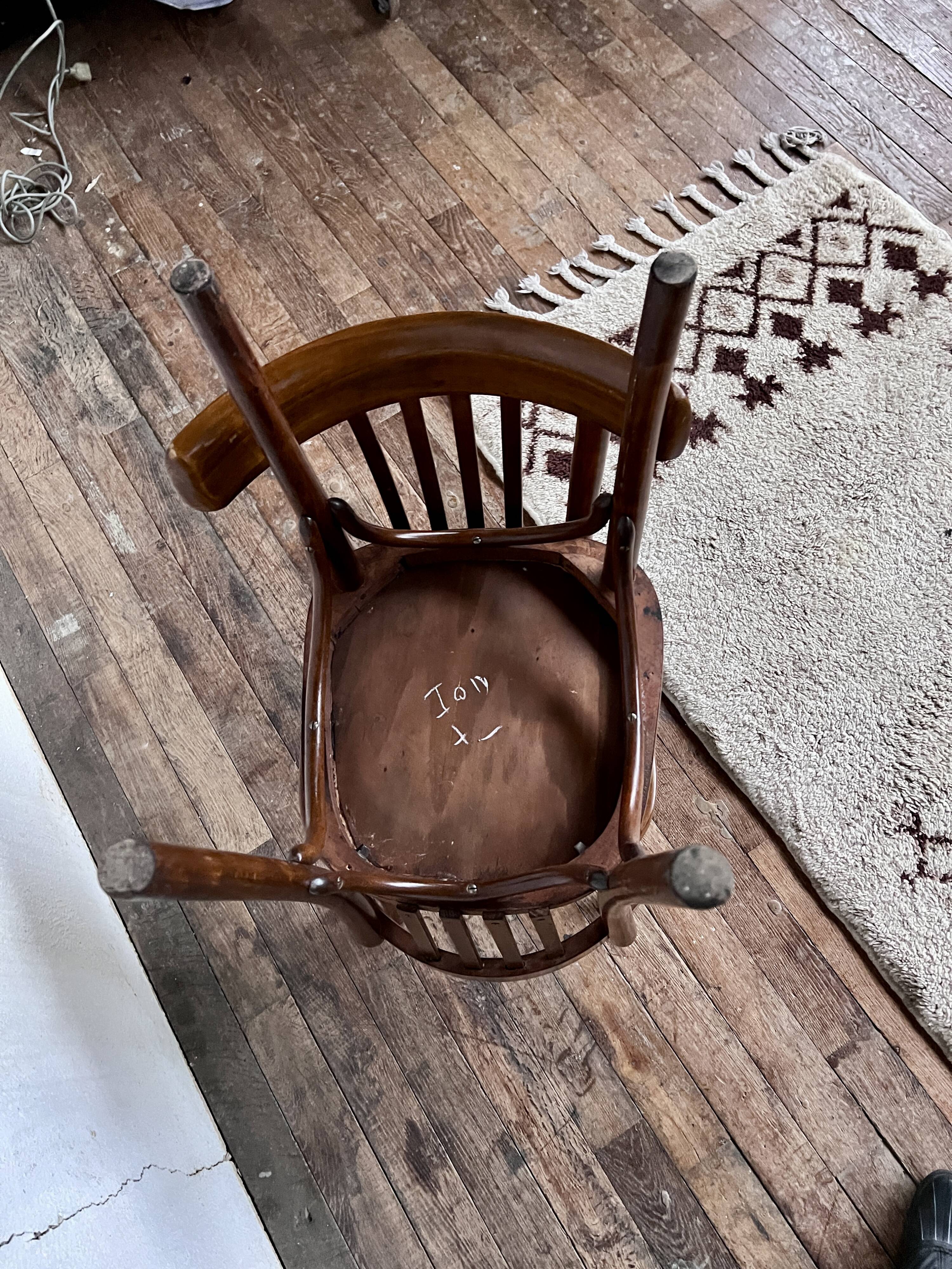 Pair of vintage Parisian bistro chair barter 195