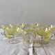 Set of 12 glasses - VMC Reims Arlequin champagne glasses - yellow decor