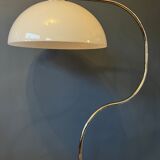 Space age snake floor lamp