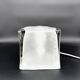 Ice cube lamp in solid glass — IKEA Iviken — 90s design