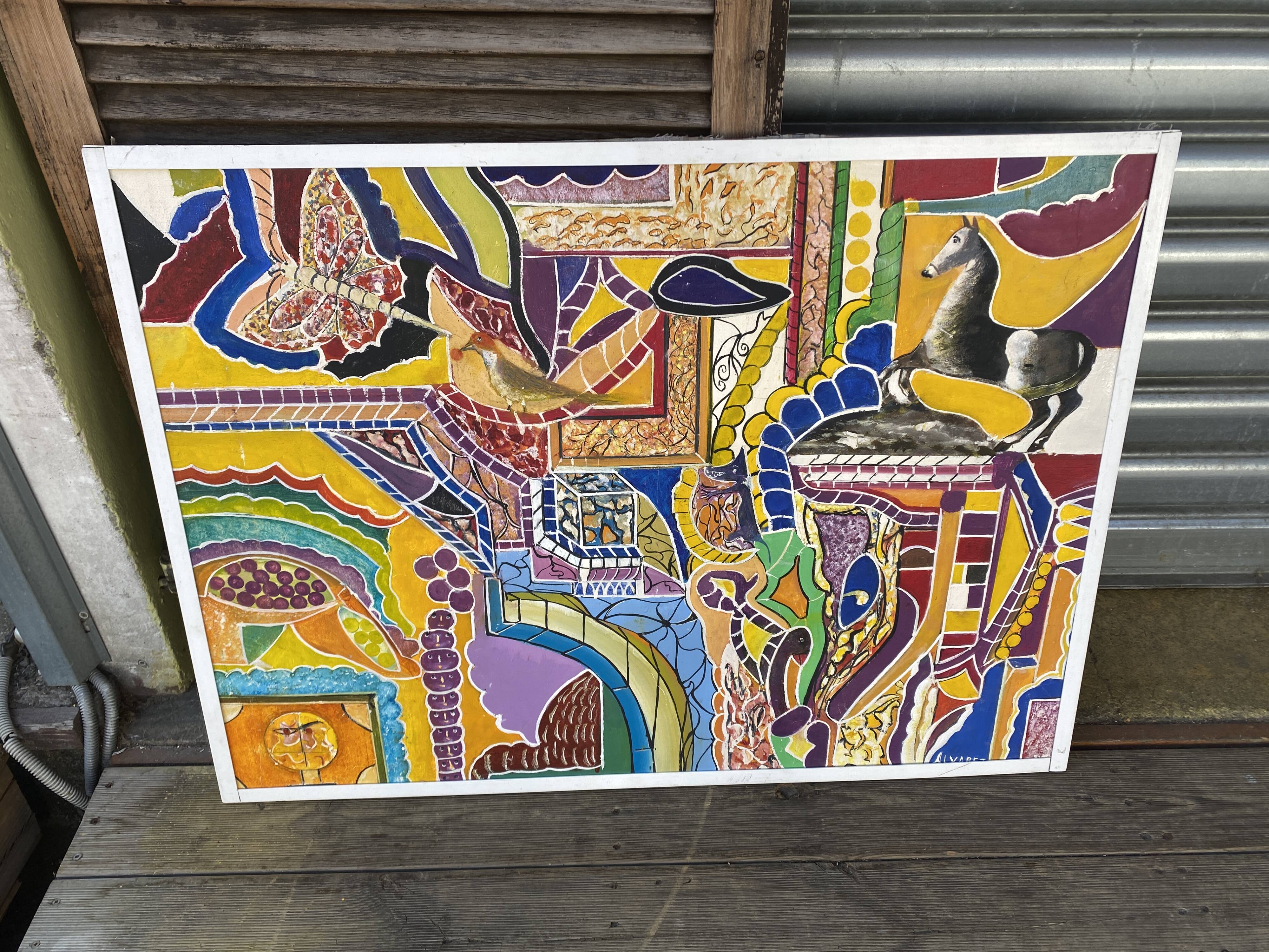 Spanish abstract painting