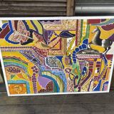 Spanish abstract painting