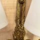 "50s hunting horn wall light, clip-on lampshades"