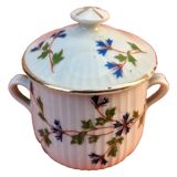 1900s Porcelain cream jug with Forget-me-not decoration