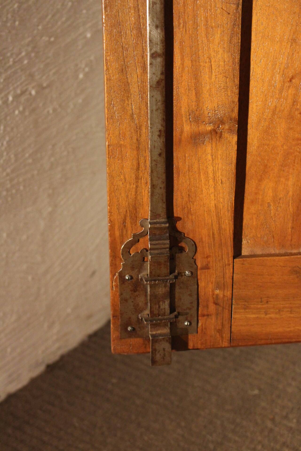 Walnut wardrobe 19th century