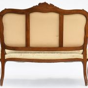 Carved wooden living room in Louis XV style