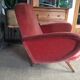 Velvet armchair