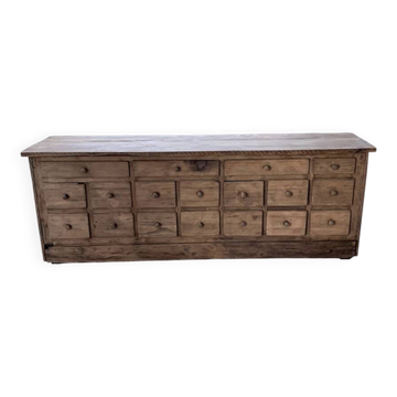 Meuble de métier 1950 en pin