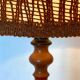 Lampe en bois tourné 1970’s.