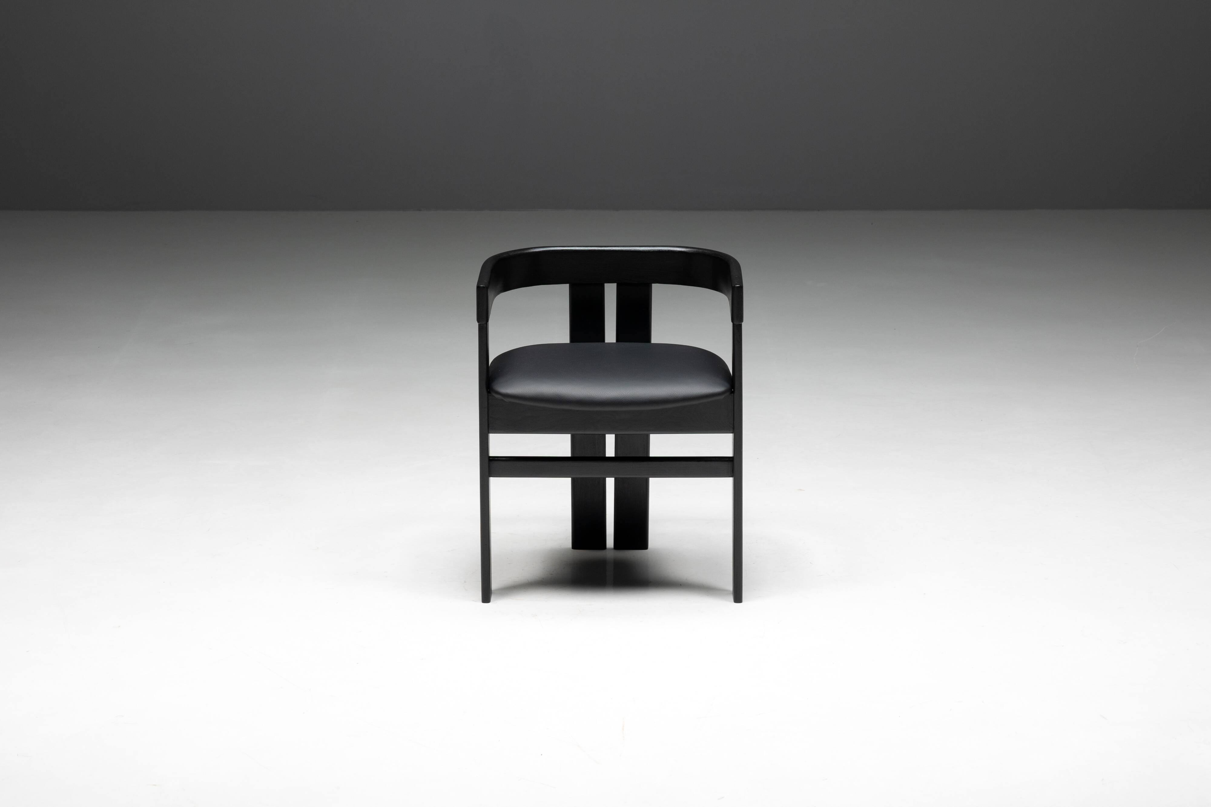 Pigreco chairs by Tobia Scarpa for Tacchini, Italy, 1960s