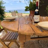 Farmhouse table with shutters