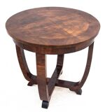 Art deco extendable table, poland, 1930s