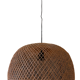 Luminaire tressé en bambou