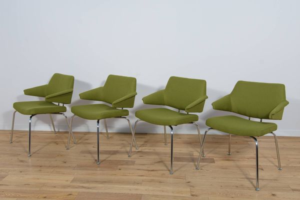 Fauteuils par Jacob Jensen pour Duba, 1960s, Set de 4