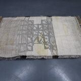 Tapis abstrait danois en laine à poils longs, années 1960