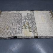 Tapis abstrait danois en laine à poils longs, années 1960