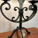 Brutalist wrought iron lamp from the 60s