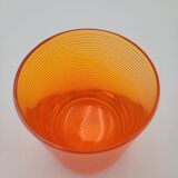 Set of 4 Mikasa colored glass glasses