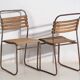 Chaises de jardin anciennes (vers 1920). Ensemble de 4 pièces #2