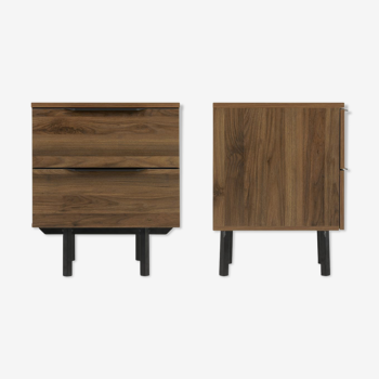 Pair of wooden nightstands