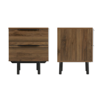 Pair of wooden nightstands