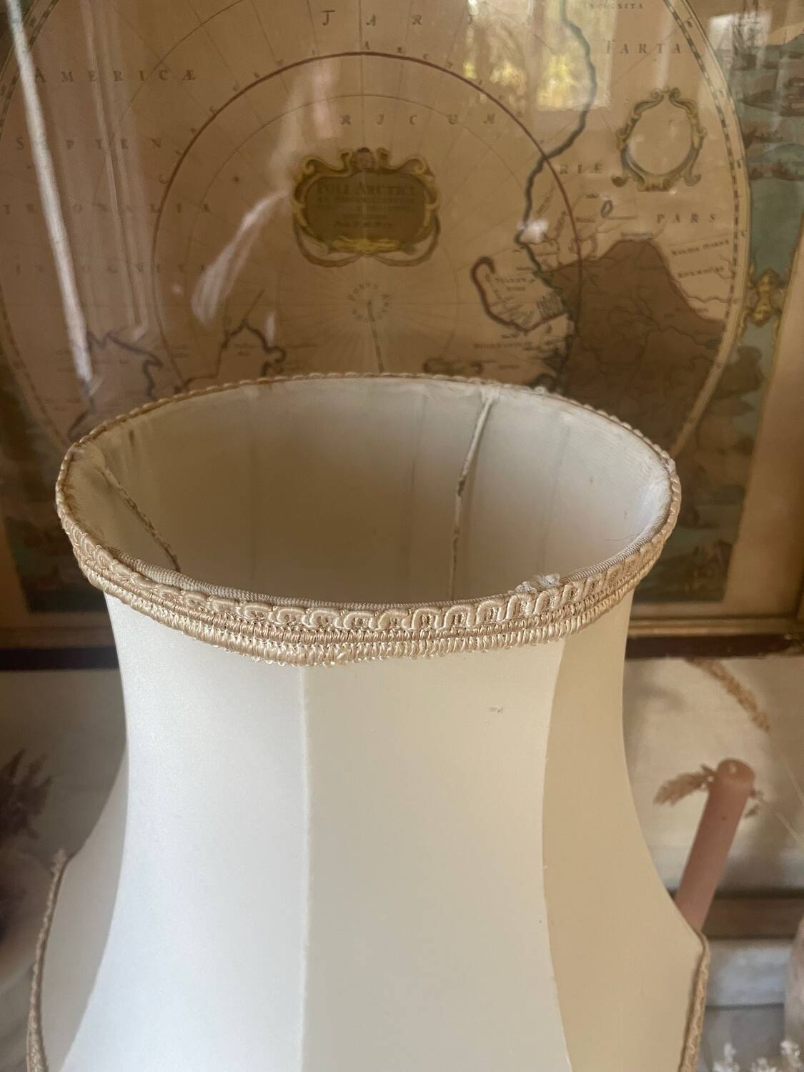 Vintage fringe lampshade
