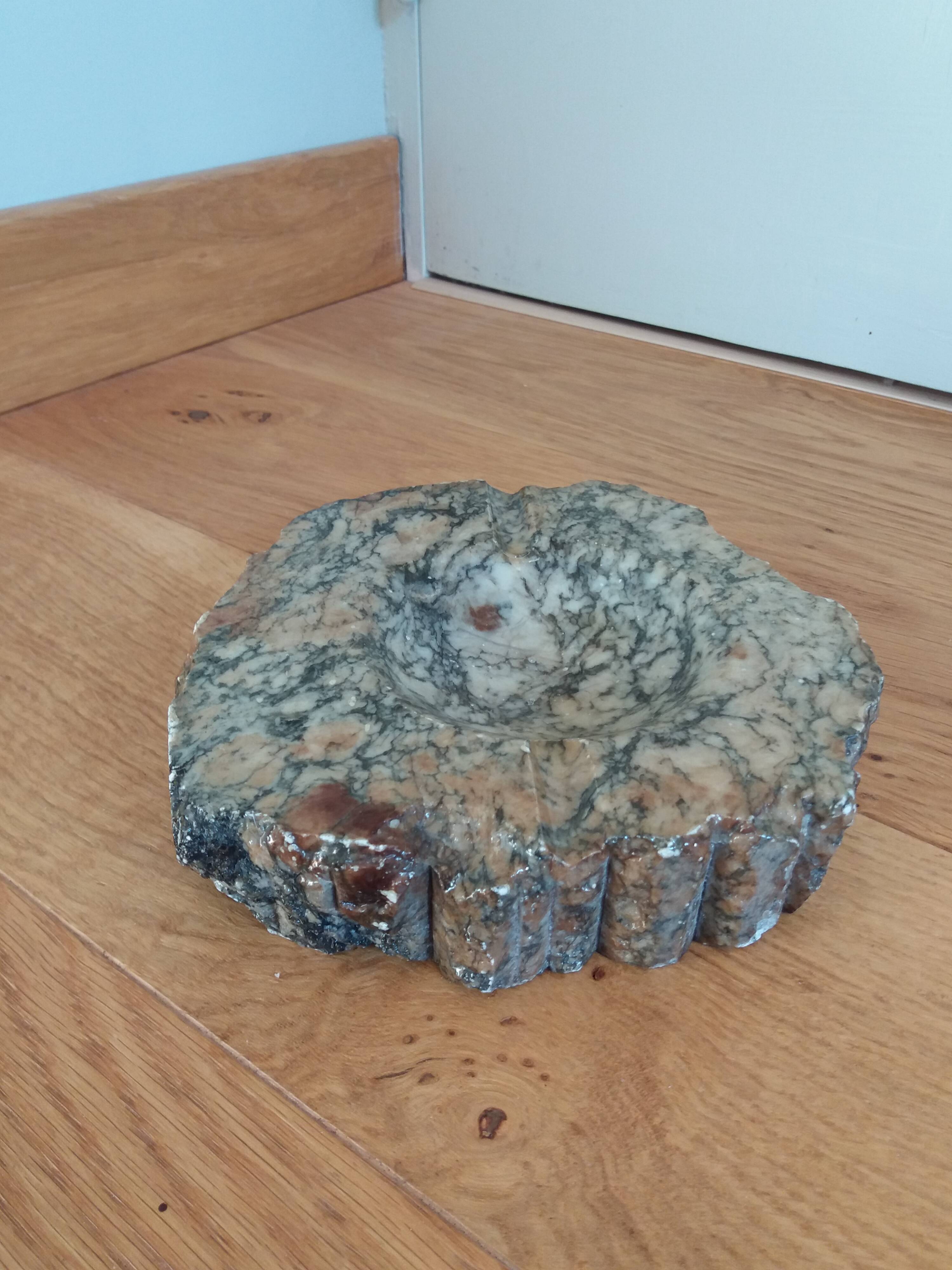 Romano Bianchi alabaster ashtray Italy