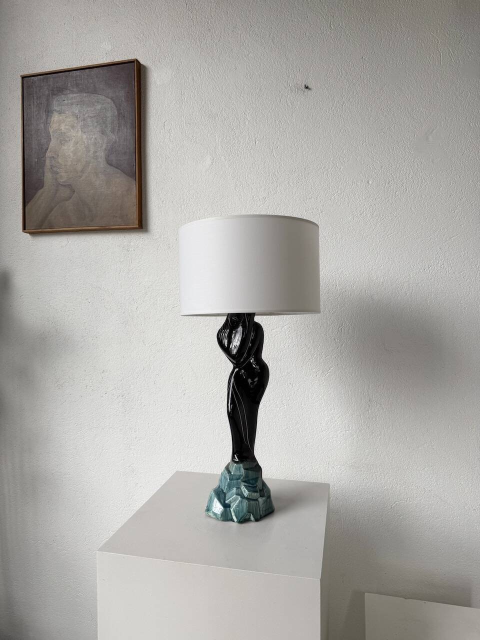 Monaco Monacera "woman" ceramic table lamp