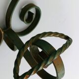 Set of 2 wrought iron hooks