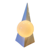 Lampe pyramide vintage en céramique et verre de Massive Lighting, 1980s
