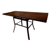 Handcrafted table made from old materials