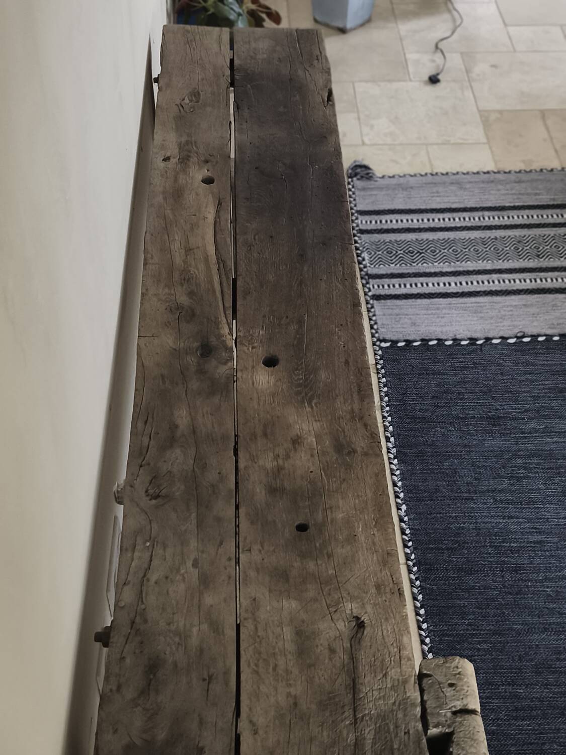 Établi meuble tv en chêne