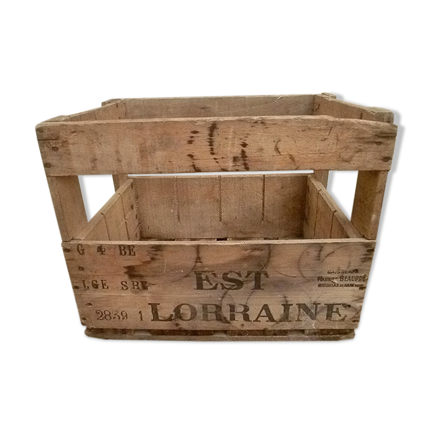 wooden box EST Lorraine