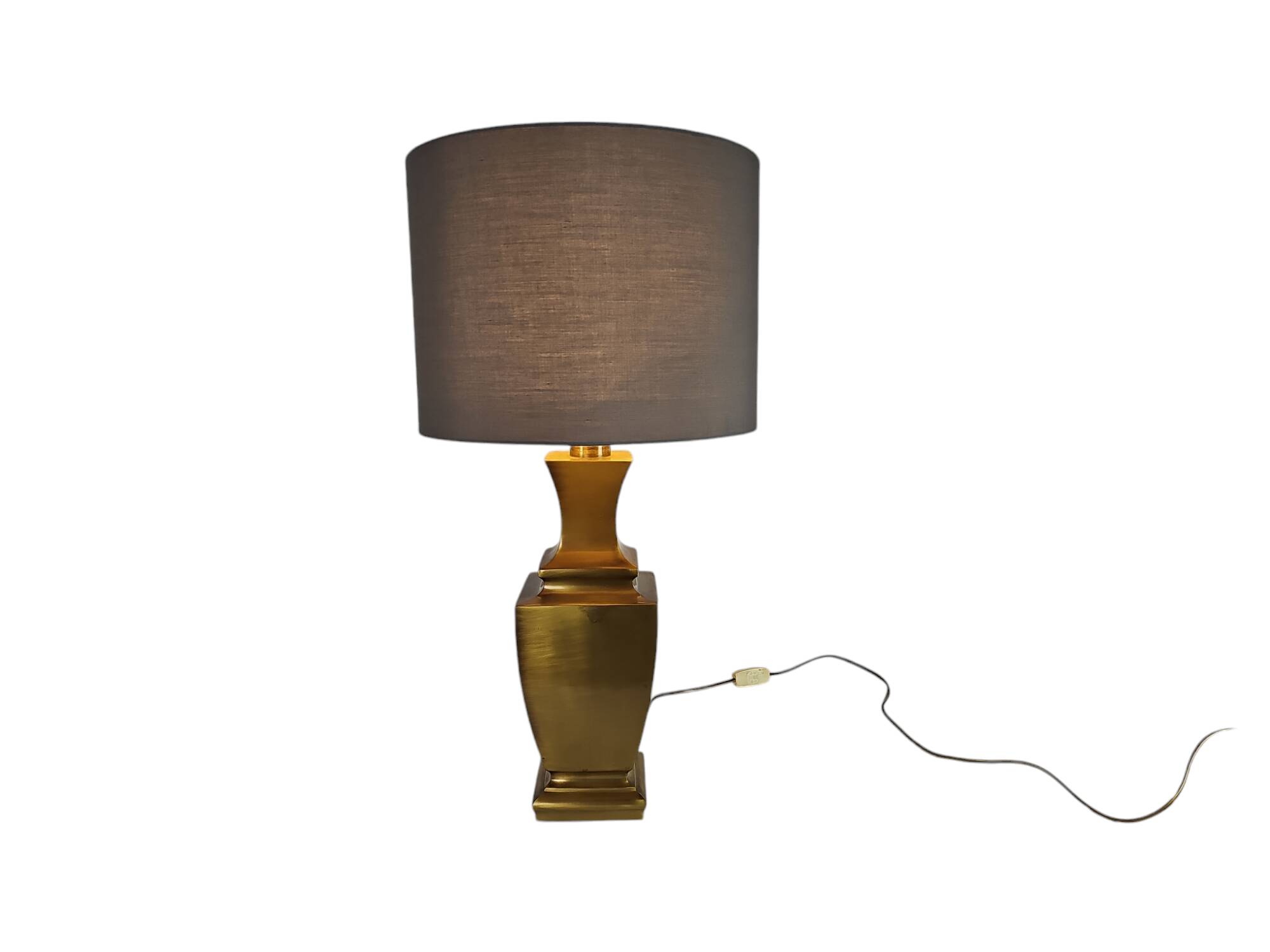 Hollywood Regency - DeKnudt - Style Maison Jansen - messing - goud - lampe de table - années 80