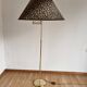 Brass floor lamp