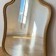 Miroir ondulé doré