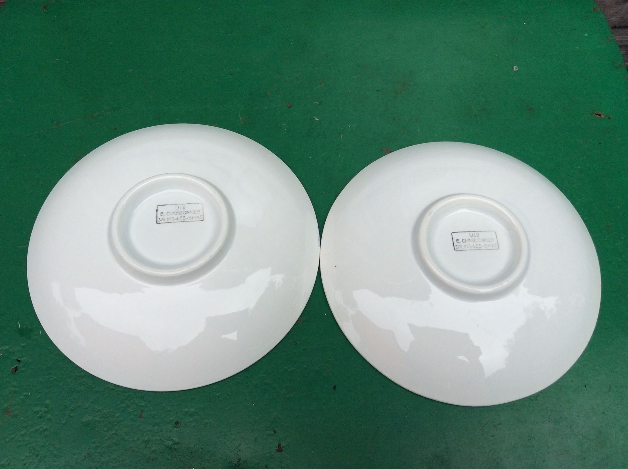 Duo de plats vintage
