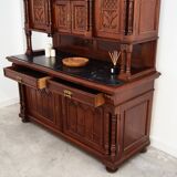 Eclectic oak cupboard, German design, inter-war period, production: Germany