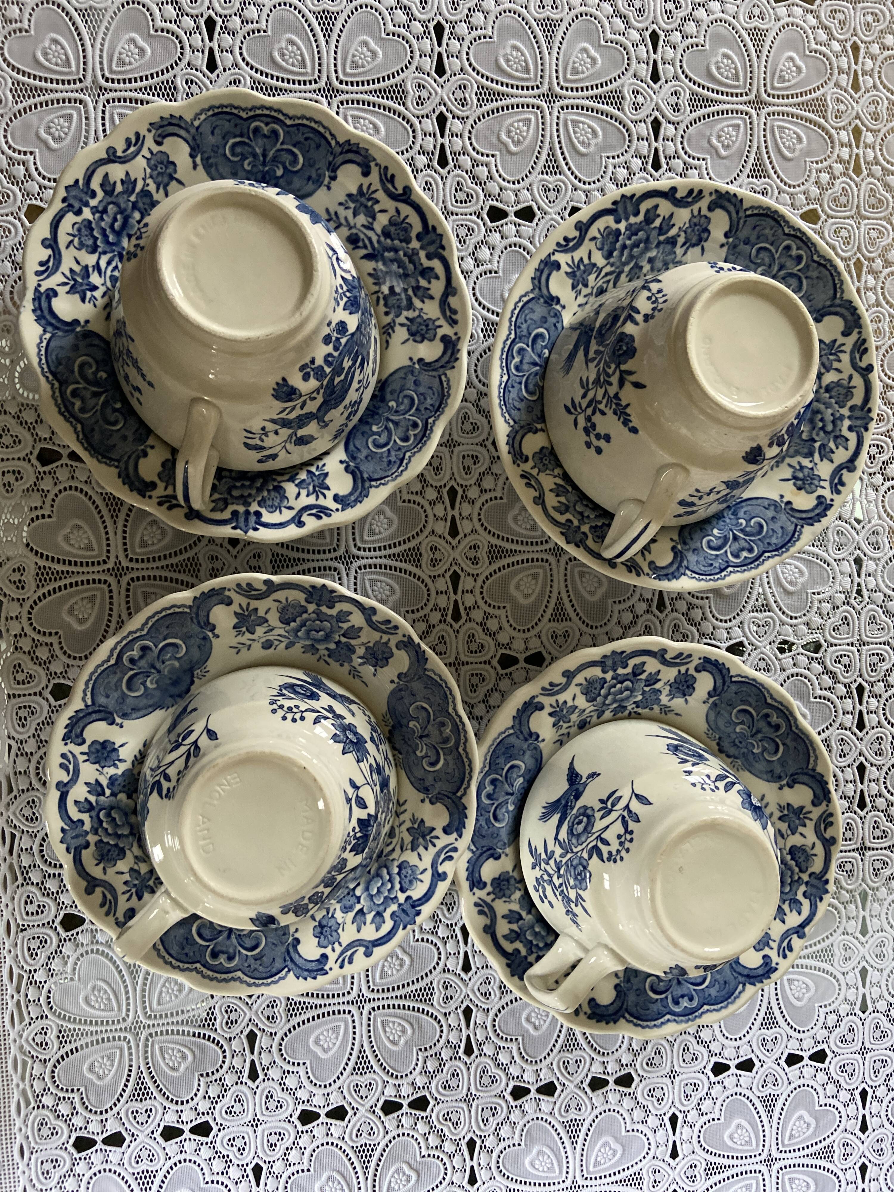 English Cups Ridgway Staffordshine