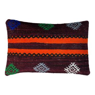 Vintage turkish kilim cushion cover