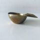 Apple-shaped pocket ashtray