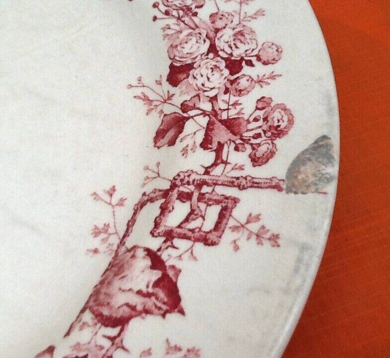 Plat de service Faïences Porcelaines Cristaux  Grand Dépôt Emile Bourgeois