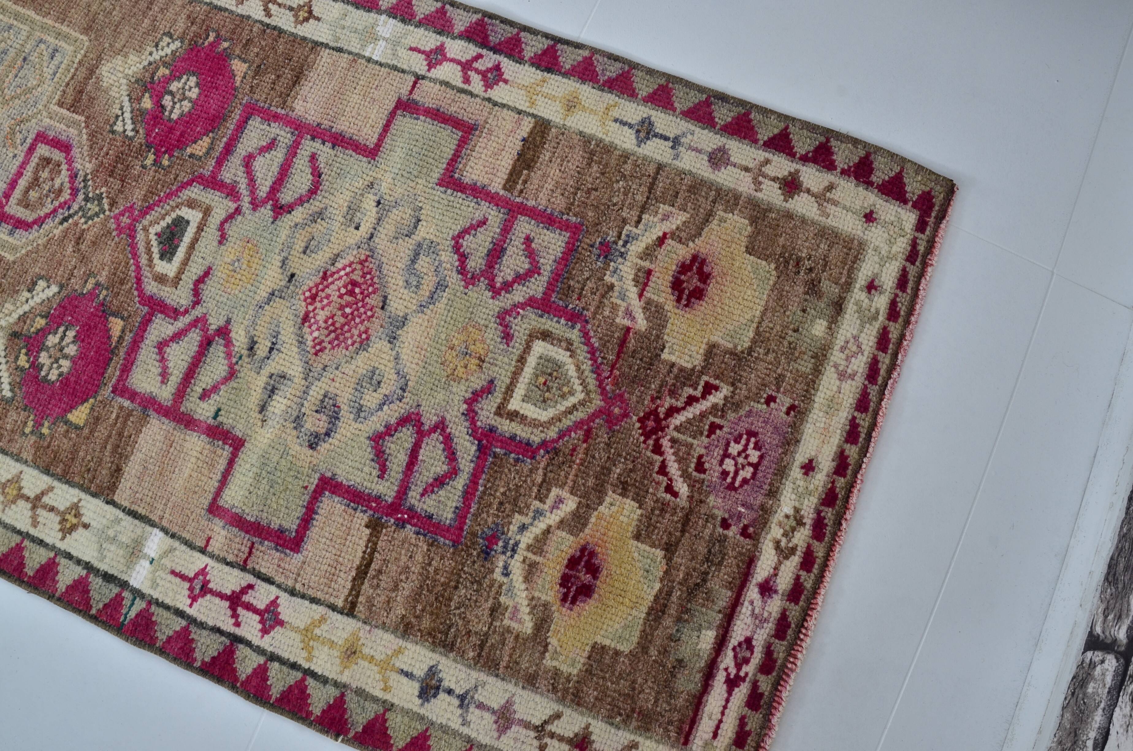 Vintage Anatolian Wool Runner Rug sku 2058